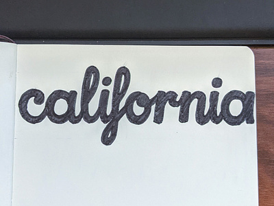 California Lettering