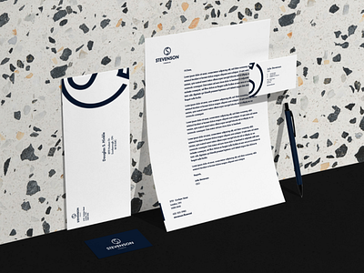 Stevenson Financial - Corporate Identity branding branding and identity corporate corporate identity financial identity logo minimal stationery visual identity