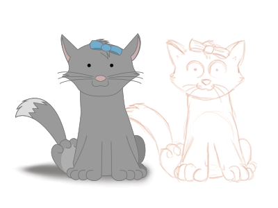 Cartoon Cat cartoon cat character illustration sketch