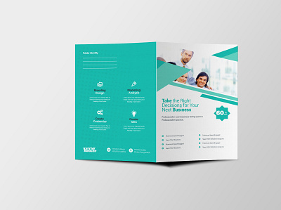 Bi fold brochure design art direction branding design flat graphic design graphics icon ineraction design logo vector