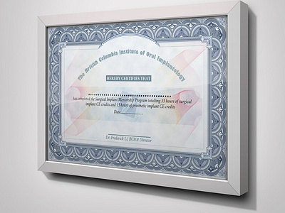 Certificate Design