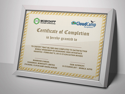 Certificate Design