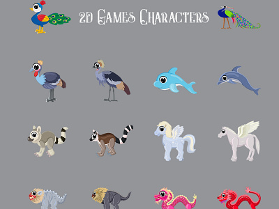 2D Games Charecters Design