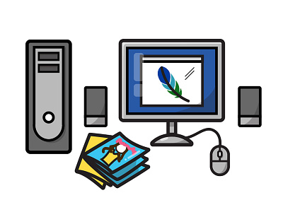 Tween — About Studio Sophy computer desktop icon illustration magazines tween vector