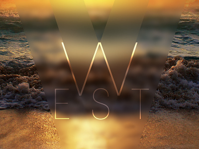 West Siiide blur cali ocean sf sunset w wangmander wave west