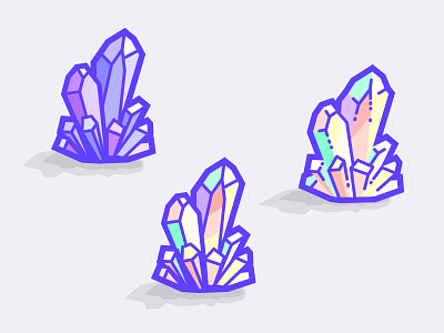 Quartz Material colorful crystal icons material purple quartz resources vector wangmander