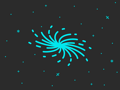 Black Hole black hole space stars teal hole