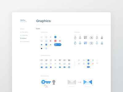 Design System: Graphics design system graphics icons style gudie ui