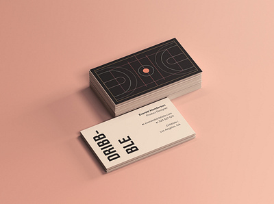 Dribbble Business Cards branding business cards debut dribbble first shot print typography