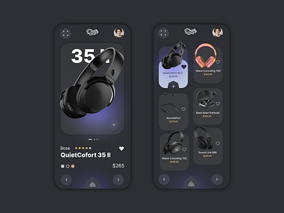 HeadPhone Selling UI