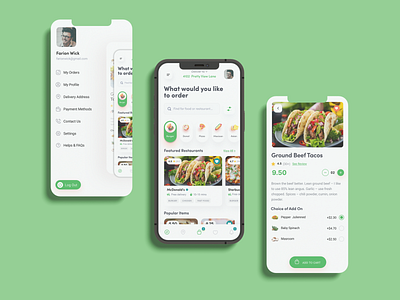 Food App app appdesign design graphic design ui uiux inspiration uiuxdesign userexperience ux webdesign