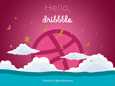 Hello, Dribbble! design hellodribbble web design