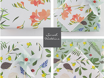 Sarah Watkins Look Book Spring designer uk flower patterns pattern design spring fabrics