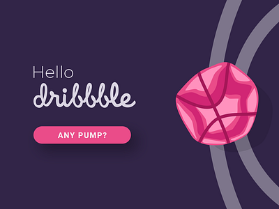 Hello Dribbble graphic art hero banner hero image illustration ui uidesign ux