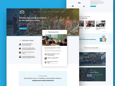 Homepage for nonprofit organisation charity helping homepage nonprofit organisation projects social uiux user experience user interface webdesign website