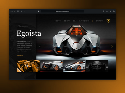 UI Concept | Lamborghini Egoista