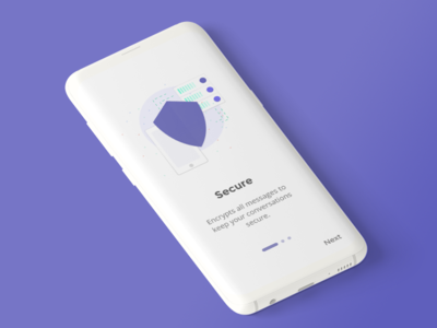 Chat App Onboard screen ui design design simple clean ux ui ux user app ui