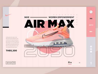 NIKE AIR MAX 2090 brand branding design logo nike nike air max nike shoes shoe sneaker ui vector website website concept