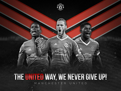 Manchester United banner england football graphic manchester manchester united manutd mufc player soccer sport sport club team uk