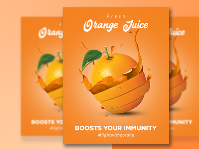 Orange Juice Flyer 🍹🍊