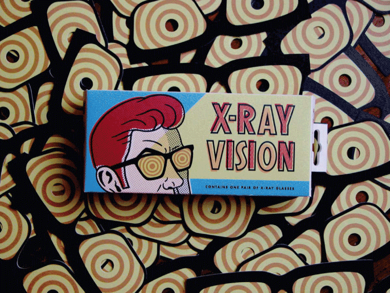X-Ray Glasses (Gif) by Cade Cran on Dribbble
