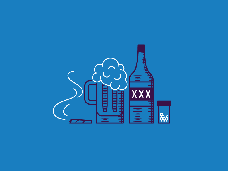 Drugs Are Bad Mkay! alcohol beer creative south drugs illustration xxx