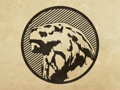 Lion Badge badge icon illustration lion logo