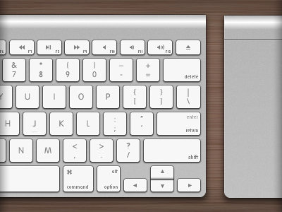 Apple Wireless Keyboard and Magic Trackpad illustration illustrator vector