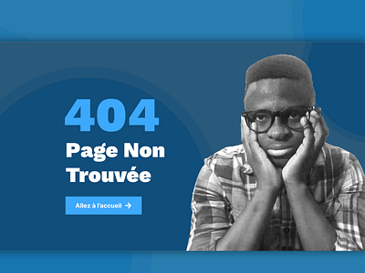404 Mamadou KONe DRIBBBLE elementor personal brand personal branding site web ui uidesign webdesign wordpress xd design