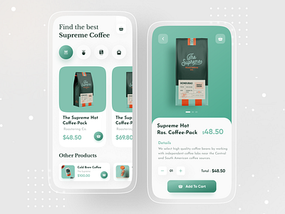 product page ui design mobile