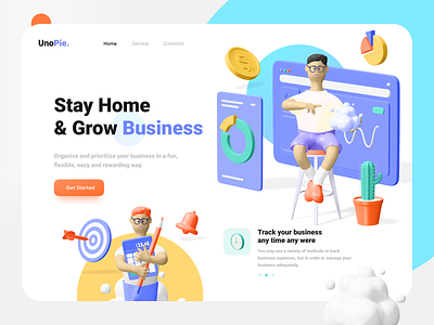 Minimal 3D Web Design