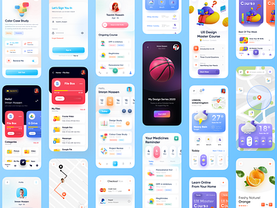 2020 App Design || My design series 2020 🎨 2020 2020 design 2020 trends 2020 ui trends app design app designer app ui design design system dribbble ecommerce app education app grocery app imran medical app minimal trendy ui ui design ux