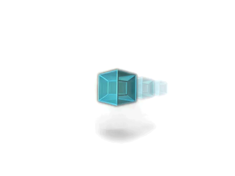 Loading screen 3d animation fourth dimension gif loading screen logo loop motion social network symbol tesseract cube