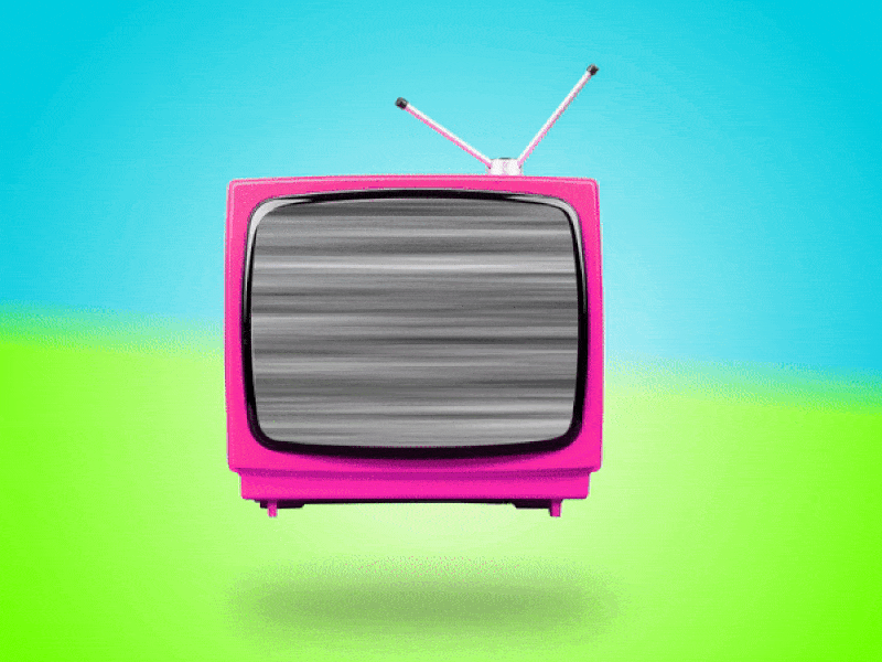 Trippy TV colors graphic motion quirky trippy tv