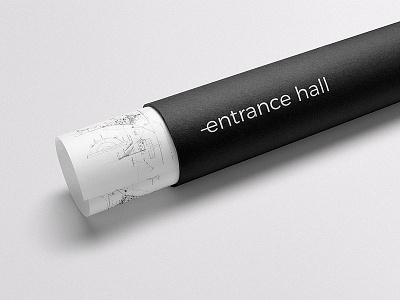 Entrance Hall Tube architecture branding design logo stationary