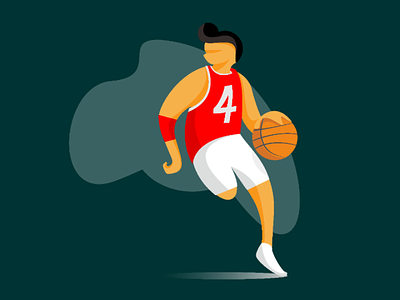 Basketball #1 ilustration ui vector