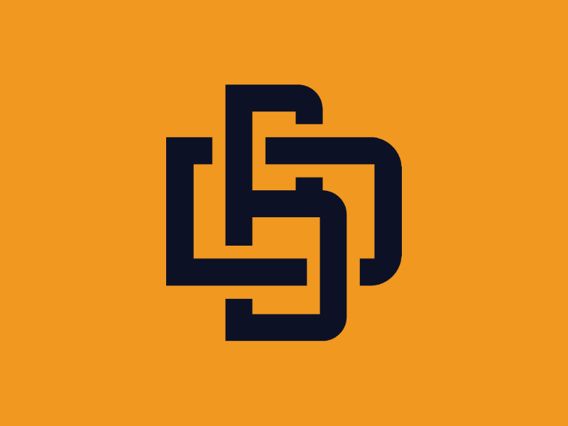Bryson Design Co monogram alt color monogram b d logo design