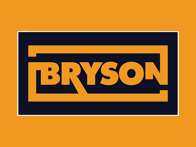 Bryson Design Co patch V1 alt color patch typography logo badge