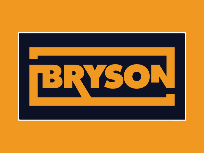 Bryson Design Co patch V1 alt color patch typography logo badge