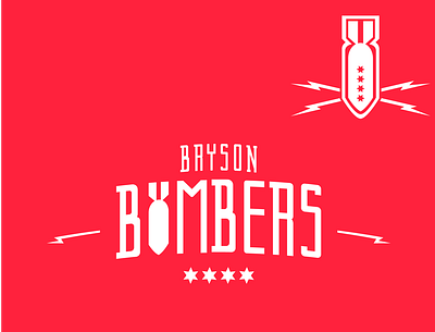 BRYSON DESIGN CO BOMBERS badge bomb branding esport graphic identity logo