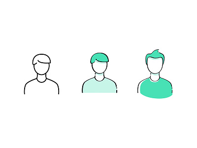 Process Icon character create design green icon illustration illustrator man people process steps