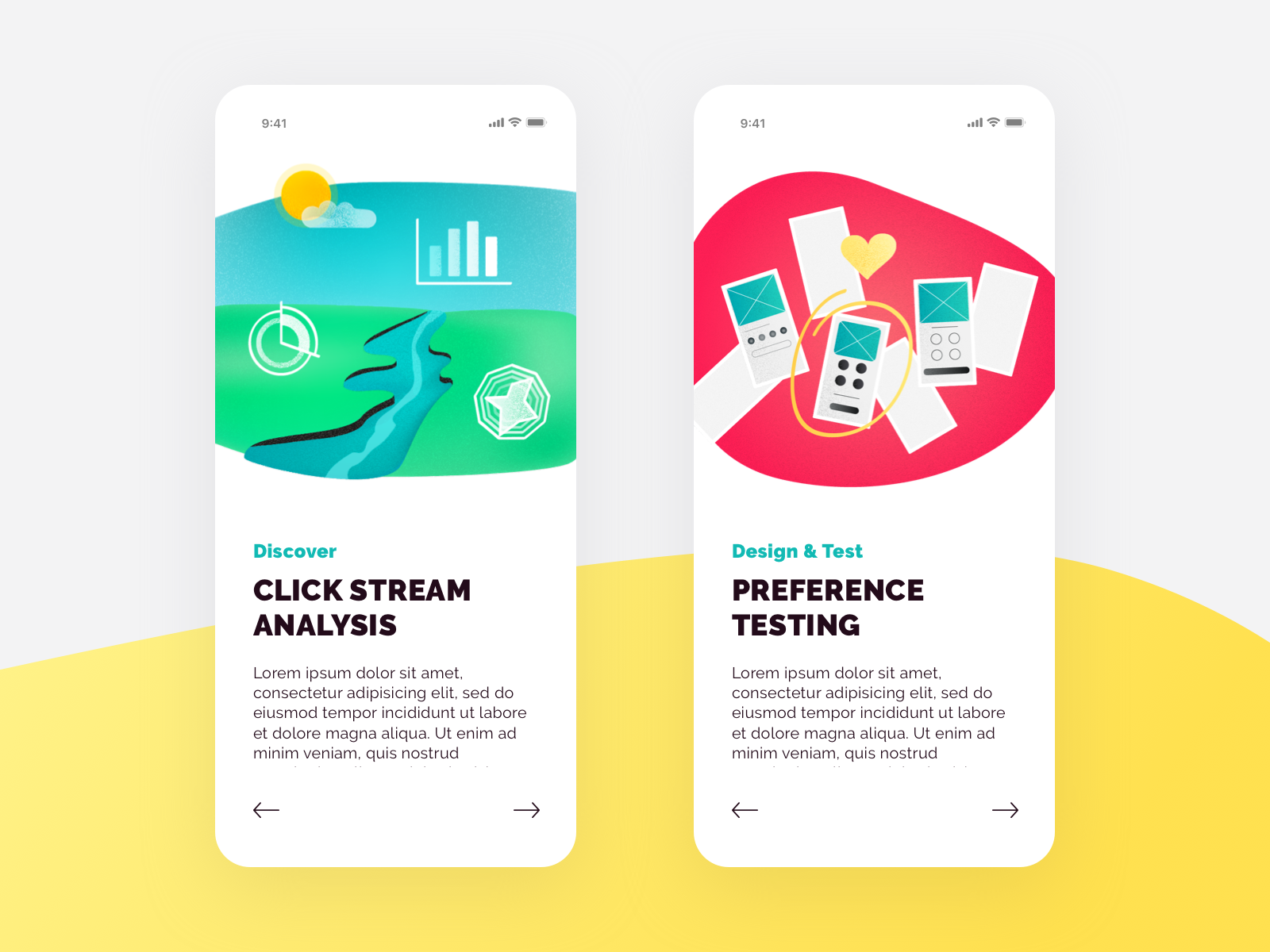 UX cards #1 card carddeck click stream analysis grain illustration layout methodology mobile preference testing ui ux