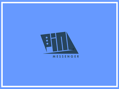 Ping Messenger chat flat logo messenger ping platform thirtylogos