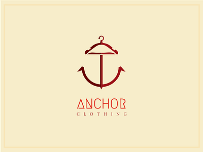 Anchor anchor brand clothing fashion flat logo nautical naval