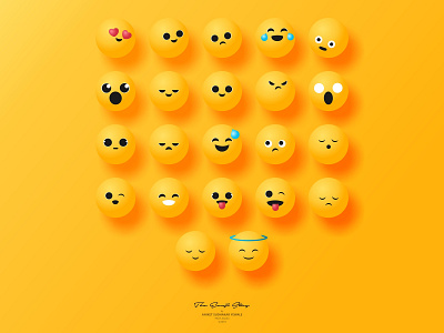 The Emoji Story 2 asy asy studio cute cuteness cuteness overloaded design emoji emoji set emojiexperts emojis emojiset expressions faces graphic art icon inspiration the emoji story ui uiux ux