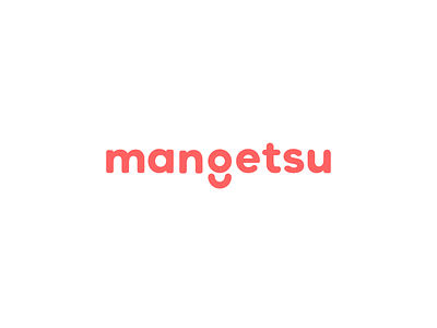 Mangetsu sushi logo design graphic logo