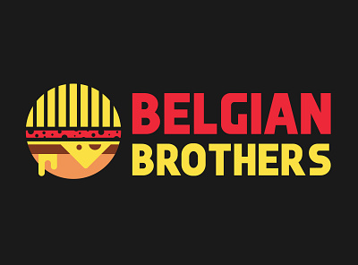 Belgian Brothers Logo Design belgian branding brothers design identity logo logo design logodesign minimal simple unique