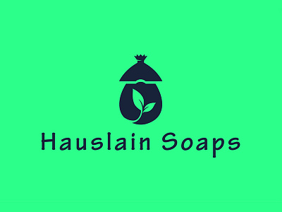 Logo Design for Hauslein Soaps branding business cmyk design icon identity leaf logo logo minimal soaps unique vector