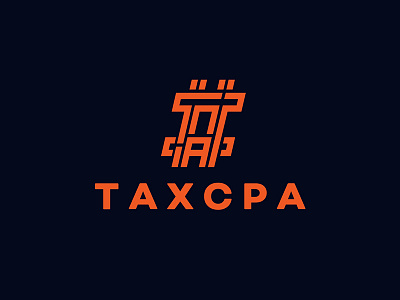 Hashtag TaxCpa Logo Design