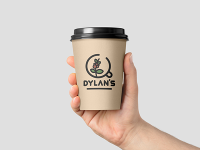 Dylan's Coffee House. app branding design icon illustration logo minimal minimalist logo mockup modern logo typography ui ux vector